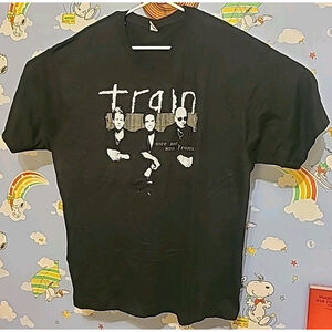 Train North American Tour 2011 Shirt Adult Size XL Black Save Me, San Francisco
